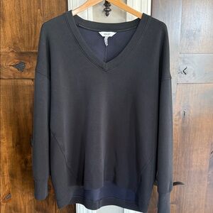 Spanx Air Essentials Black V-Neck L